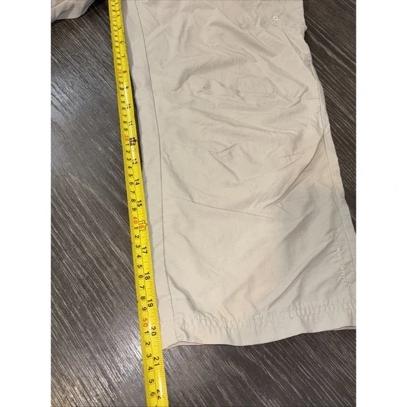 Colombia Chino Pants Size M22 Brown Omni Shade Lightweight - Picture 4 of 13